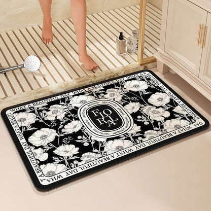 Designed Bathroom  Bath Mat