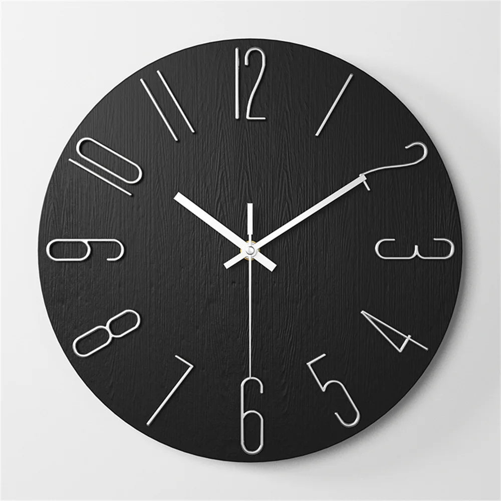 Wall Clock Battery Powered