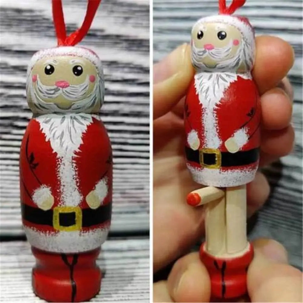 Funny Santa Christmas Tree Ornament