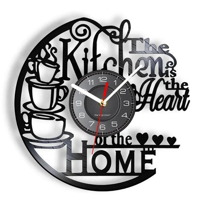 The Kitchen The Heart of The Home Clock