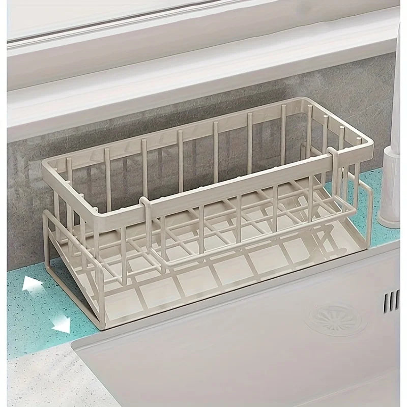 Kitchen sink storage rack