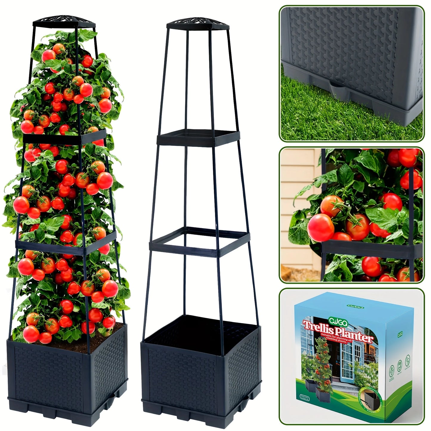 Tomato Plant Box with Climbing Frame