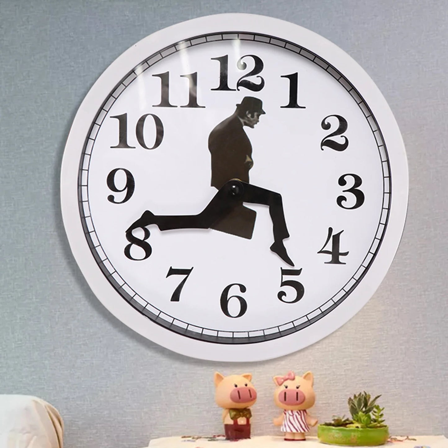 British Running Man Clock