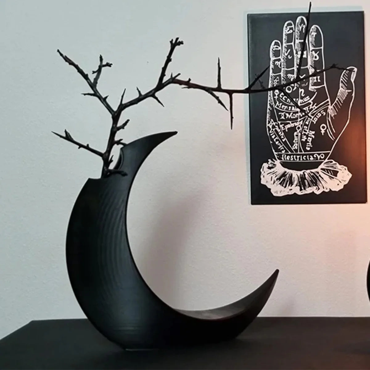 Gothic Moon Vase