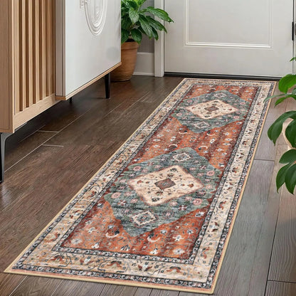 Vintage Persian Runner Rug,