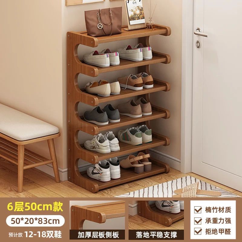 Wooden Shoe Storage Shelves