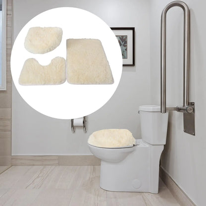 3 Pieces Bathroom Rug Set