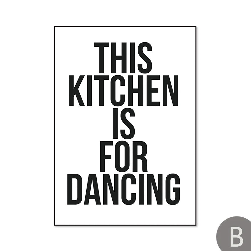 Kitchen Tableware  Canvas Paintings