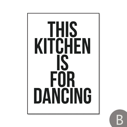 Kitchen Tableware  Canvas Paintings