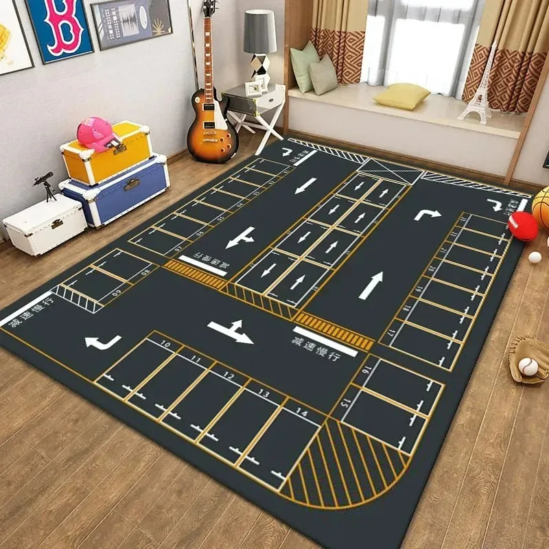 Cartoon Game Area Rug