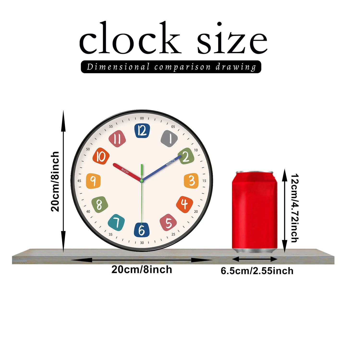 A modern Colorful wall clock