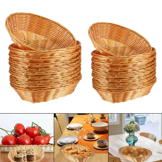 10 Pack Woven Baskets