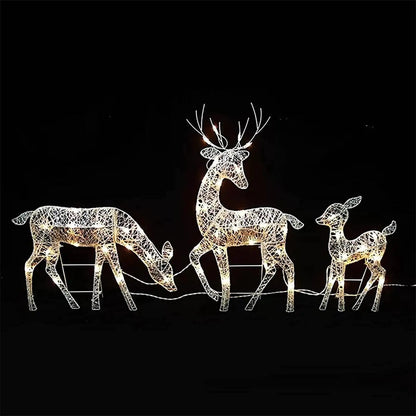 Lighted Deer Christmas Decorations