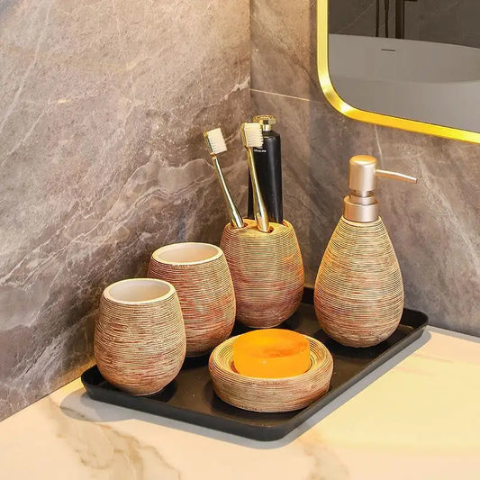 Bathroom Soap Dispenser Set