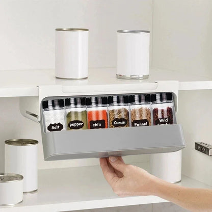 Kitchen Spice Bottle Storage Rack