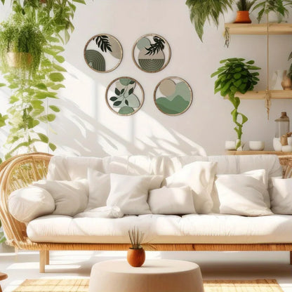 4 Bohemian Wall Decor & Art Set