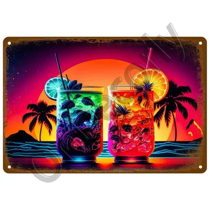 Retro Alcohol Brand Signs