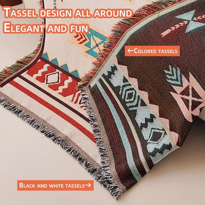 Aztec Blanket Throw Blanket