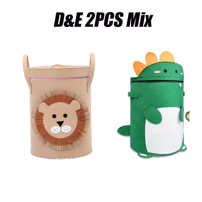 Cartoon Animal Storage Baskets