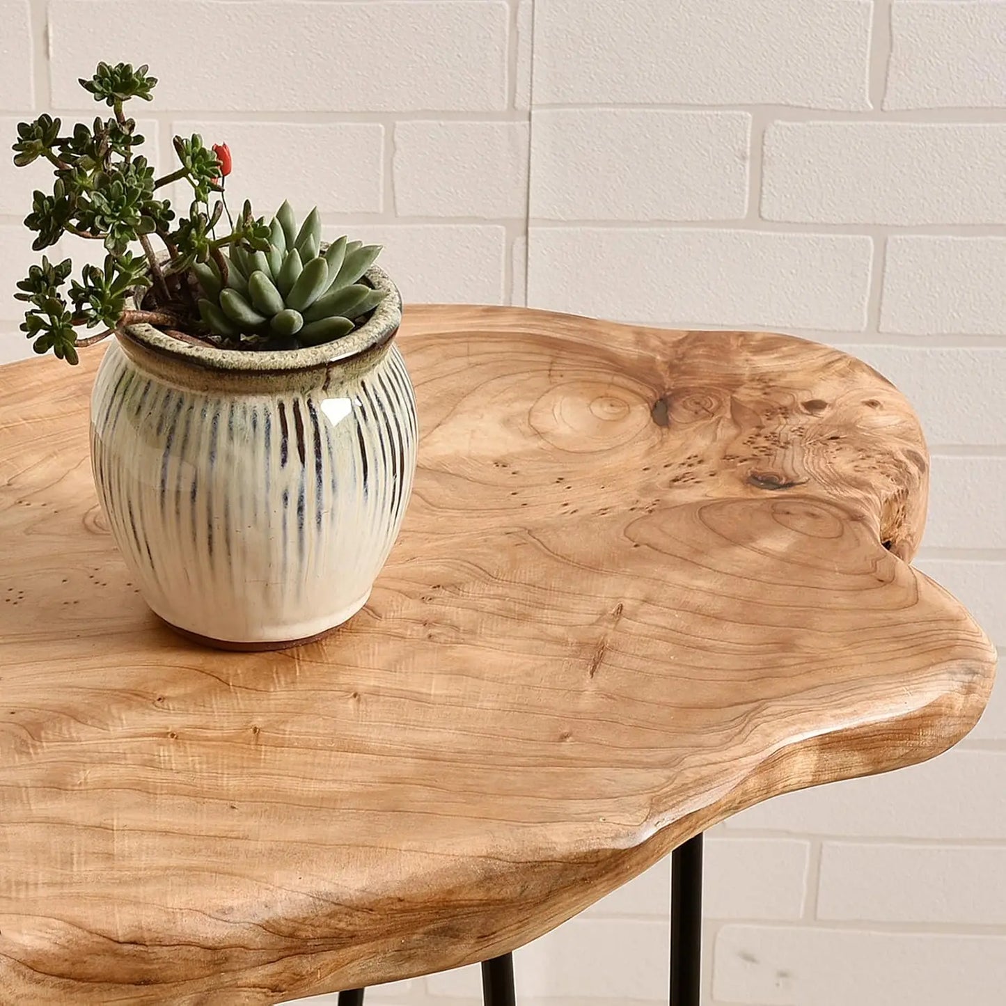 Natural Edge Nightstand