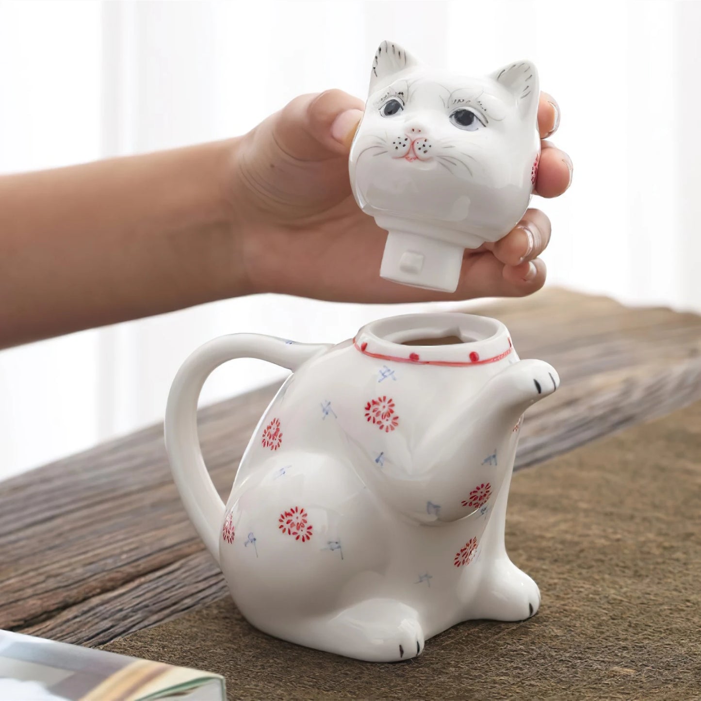 Ceramics Cat Teapot