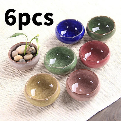 6pc Ceramic Flower Pots