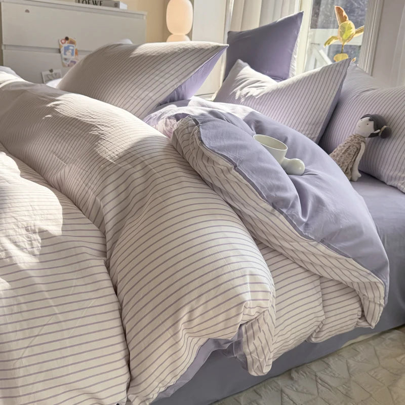 Soft Washed Cotton Bedding Set