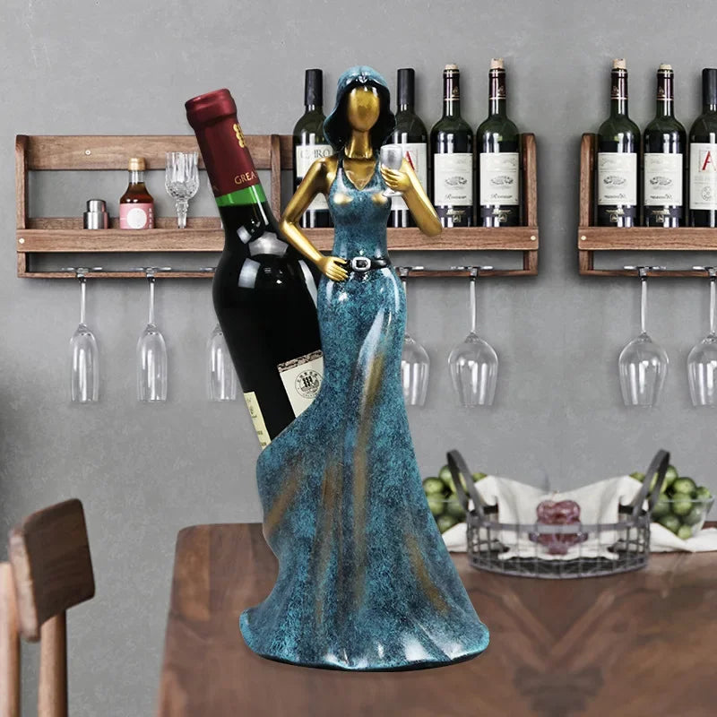 Red Wine Rack Home Decoration