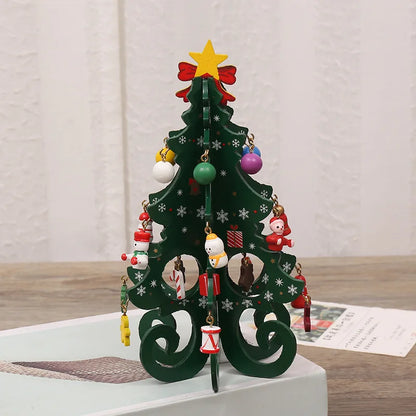 Creative Wooden Christmas Tree Ornament
