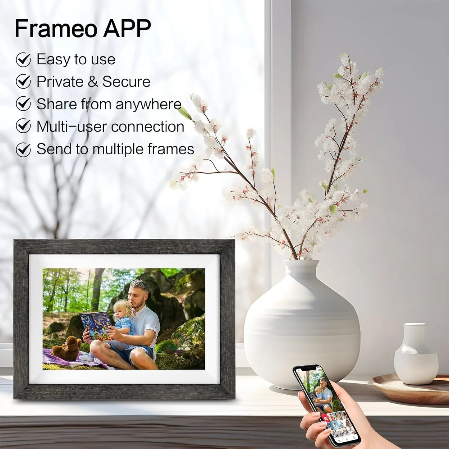 Digital Photo Frame，10.1 Inch