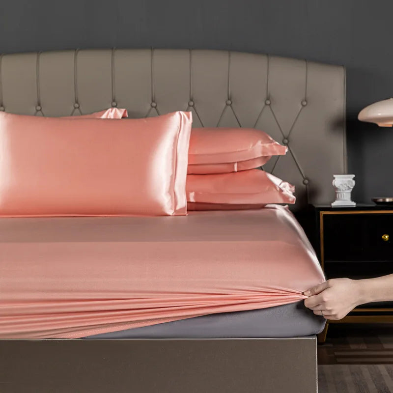 Pure 100% Silk Bedding Sets in Various Colors and Sizes