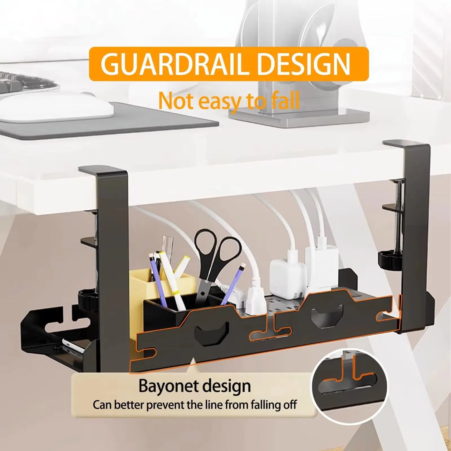 Under Table Storage Rack