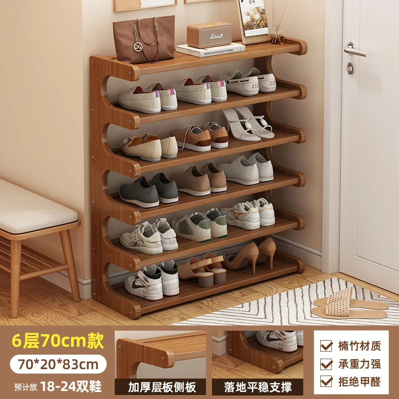 Wooden Shoe Storage Shelves
