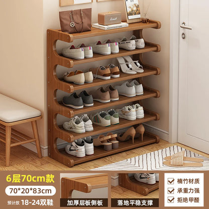 Wooden Shoe Storage Shelves