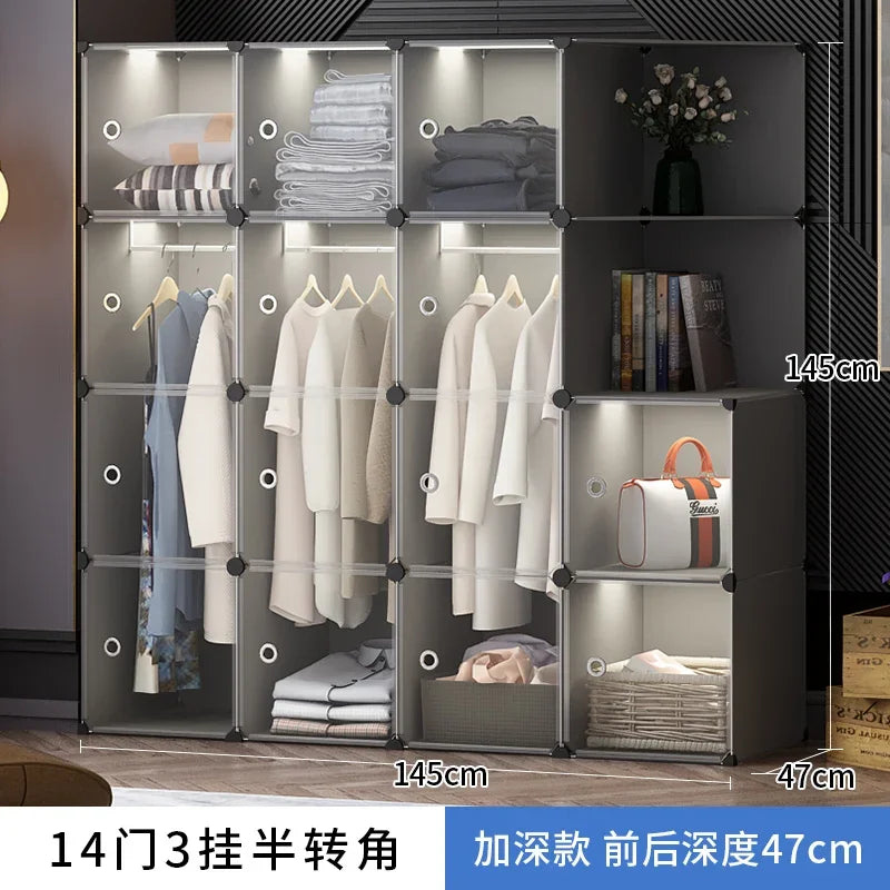 Space Saving Modular Closet Small Shelves