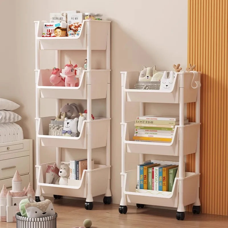 2/3/4/5 Tier Mobile Storage Rack