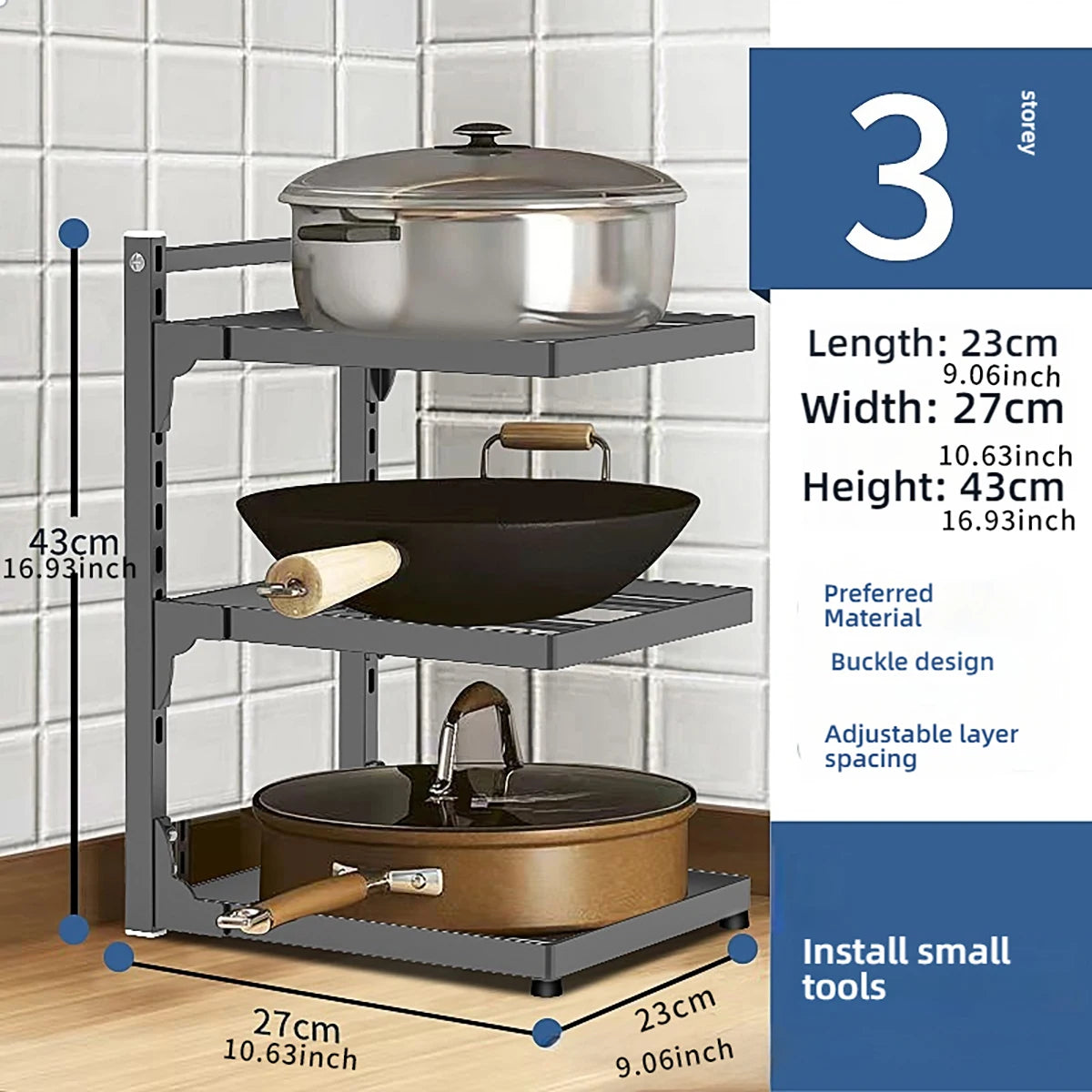 Kitchen Shelf Space