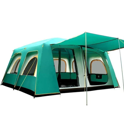 New Outdoor 8-12 People Double Tent