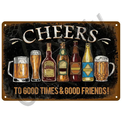 Retro Alcohol Brand Signs