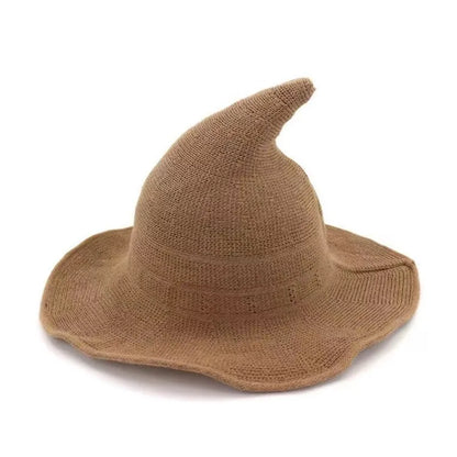 Halloween Vintage Wool Knit Witch's Hat