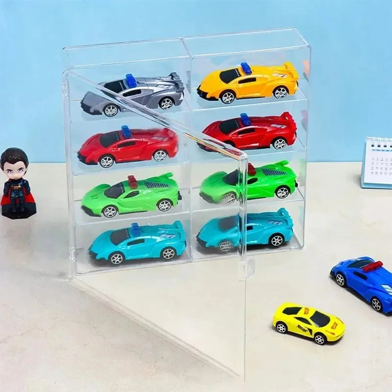 8-grid Acrylic Storage Rack for Toys or Collectibales