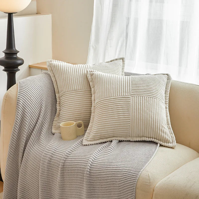 Boho Striped Pillow Covers