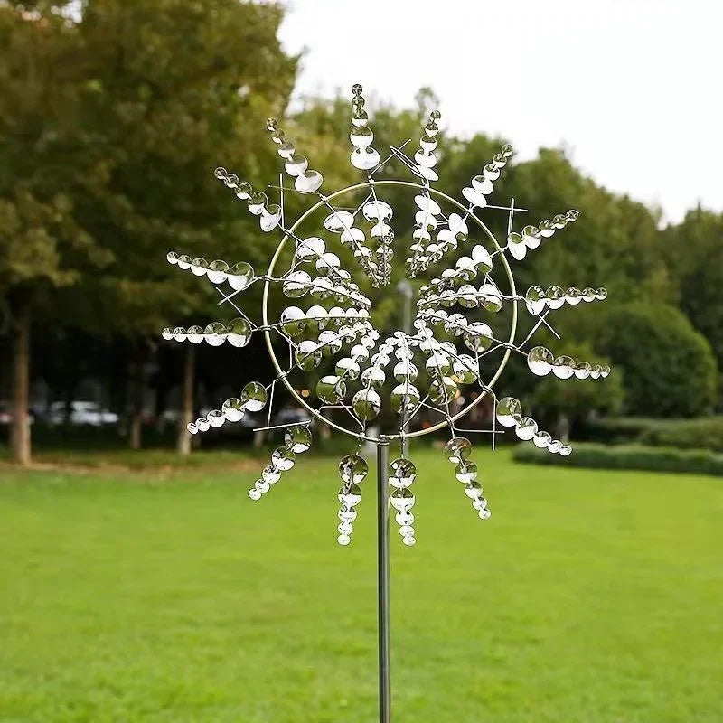 Outdoor Metal Windmill