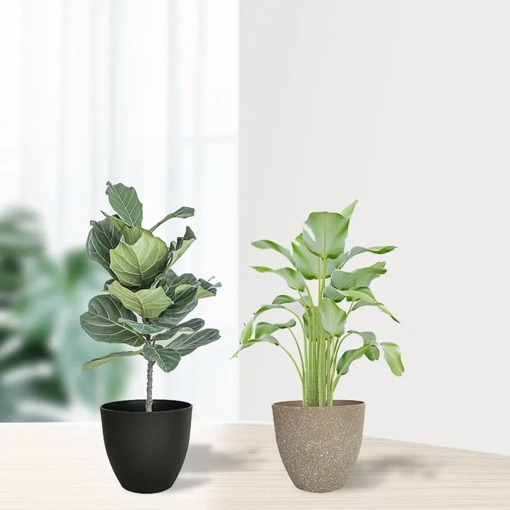 Frosted Imitation Stone Flower Pots