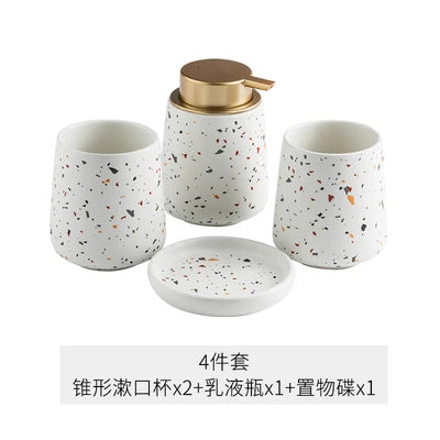 Ceramics Soap Dispensers Set