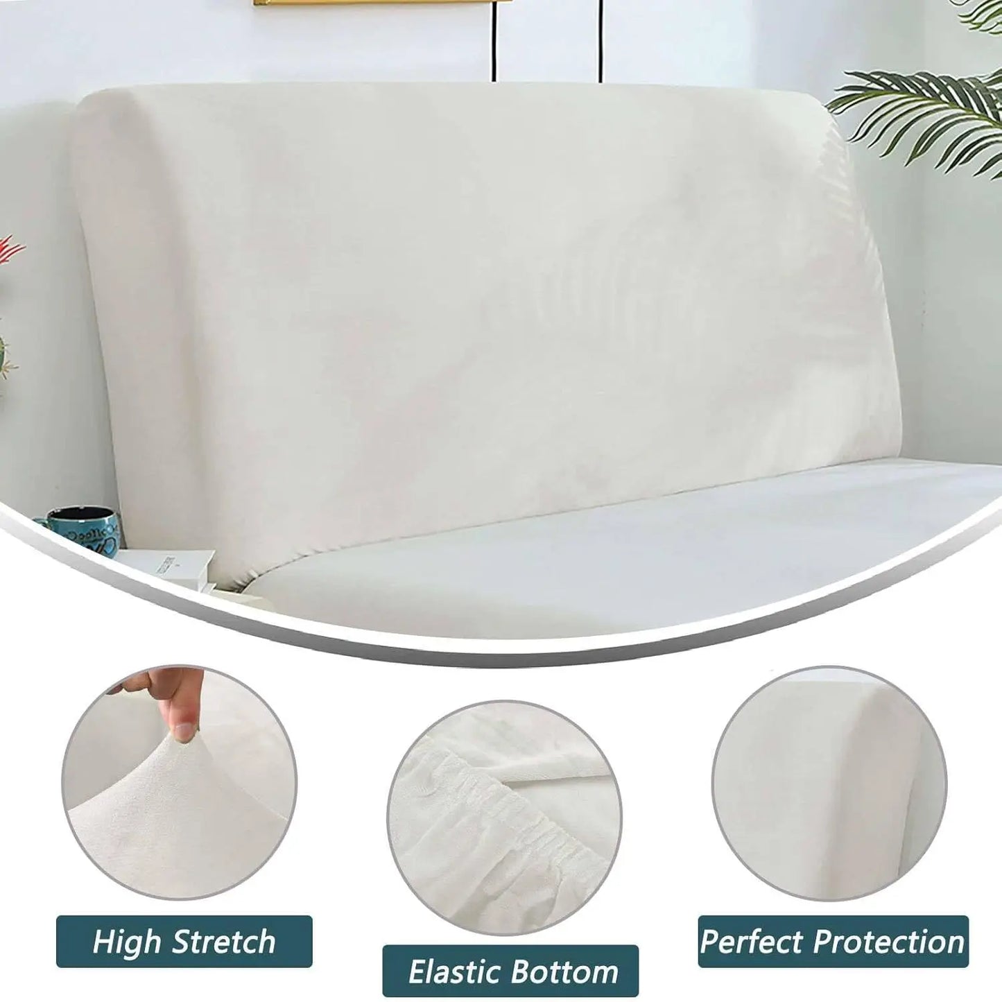 Velvet Bed Headboard Cover