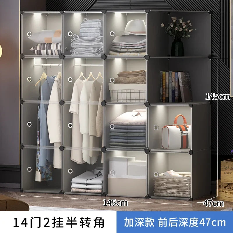Space Saving Modular Closet Small Shelves