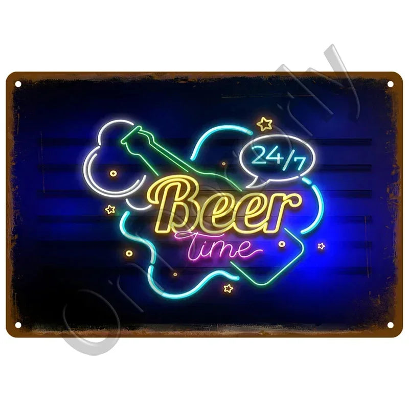 Retro Alcohol Brand Signs