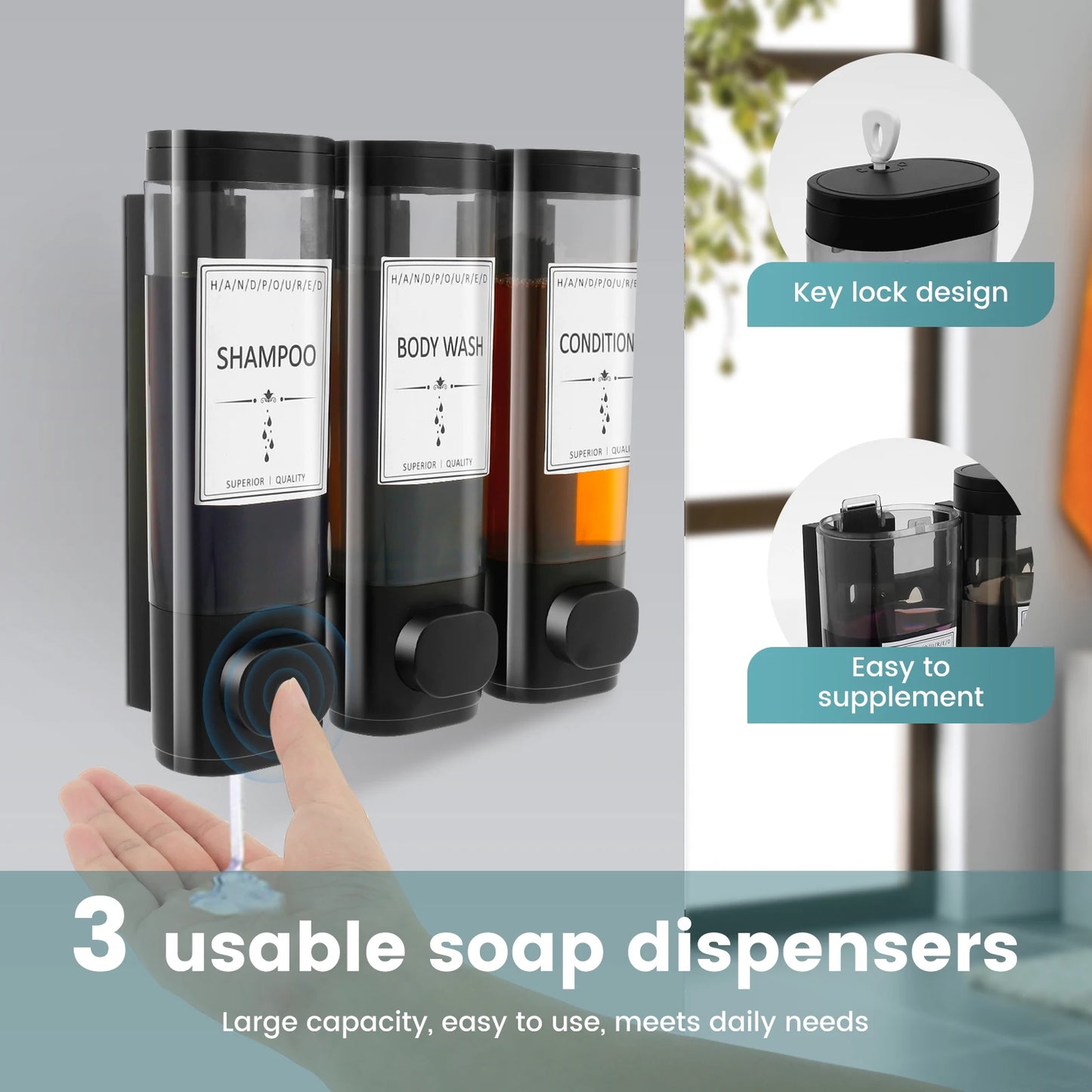 Wall Mounted Soap Dispenser