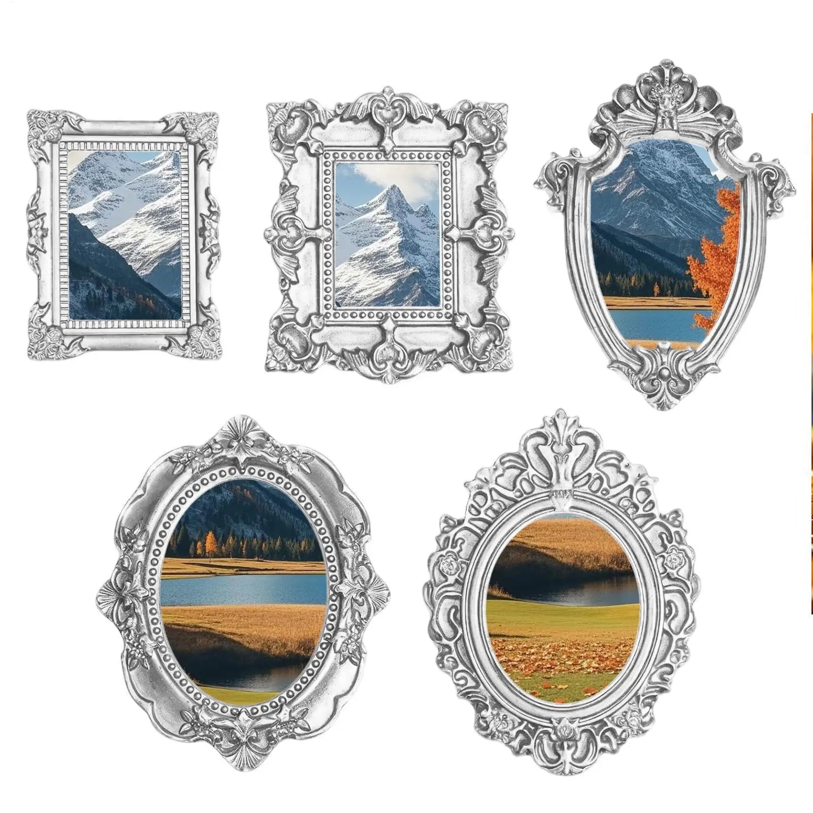 Mini Picture Frames 5-Piece Set